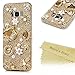 S8 Plus Case,Samsung Galaxy S8 Plus Case 3D Handmade Bling Gold Diamond Bag Flowers Silver Crown with Shiny Sparkle Rhinestone Gems Crystal Clear Full Body Protection Hard PC Cover by Mavis's Diary