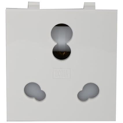 Anchor Roma Twin Socket Heavy Duty 30828, White, 10/20 Amp 240V