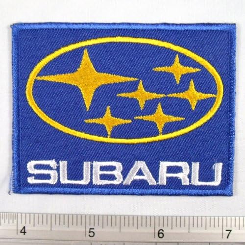 Subaru Car Racing Iron on Patch Embroidered Car Racing DIY T-shirt 2.25x3"