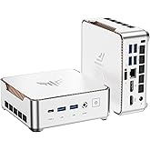 KAMRUI Pinova P2 Mini PC, AMD Ryzen 7330U(4 Cores, 8 Threads, Up to 4.3GHz), 16GB RAM 256GB SSD, Zen3 Architecture 7nm Processor, 8MB L3 Smart Cache Mini Computers,Triple 4K Display Home/Business