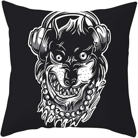 Deko Kissen Mit Fullung Schwarzweiss Bestie Pillowcase 45x45cm Dekokissen Kinderzimmer Gemustert Hochwertige Verstecktem Reissverschluss Super Weicher Sofa Schlafzimmer Home Dekorative Fotokissen B2254 Amazon De Kuche Haushalt