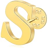 Letter Pins Brooch for Men Women Suit Collar Pins Custom Gold Initial A-Z | Suit Pins Lapel Pin For Men Mens, Custom Cowboy Hat Pins For Men, Initial Pin Personalized Lapel Pins, Gold Suit Accessories