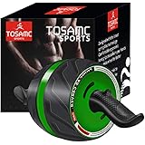 TOSAMC Ab Roller Wheel for Core Workouts; Ab Carver Home Abdominal Exercise Equipment