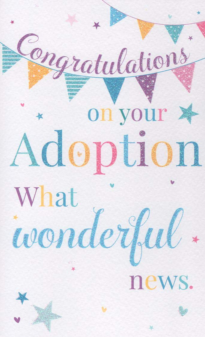 Congratulation on Your Adoption New Baby Card