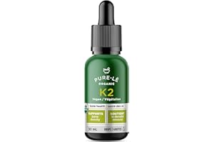 USDA Organic Vitamin K2 (MK-7) drops for your Whole Family - Completely bioavailable - Fast acting for all ages. Kosher, Vega