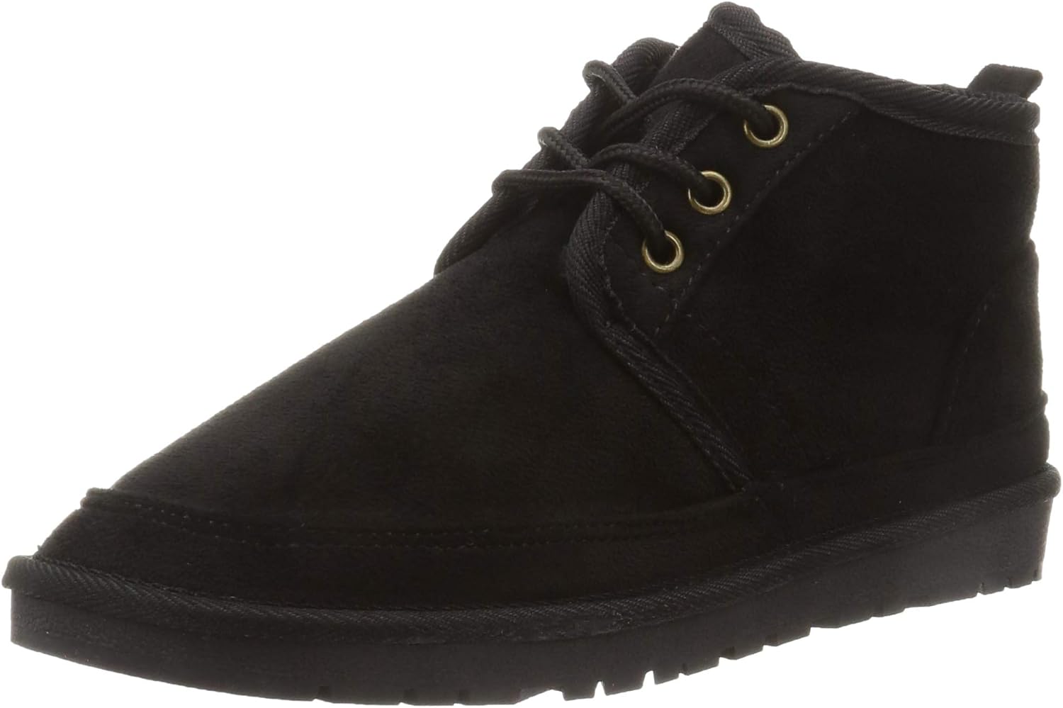 【ジェリービーンズ】スタイルジェリービーンズ ファッションブーツ レースアップムートンブーツ レディース 黒S