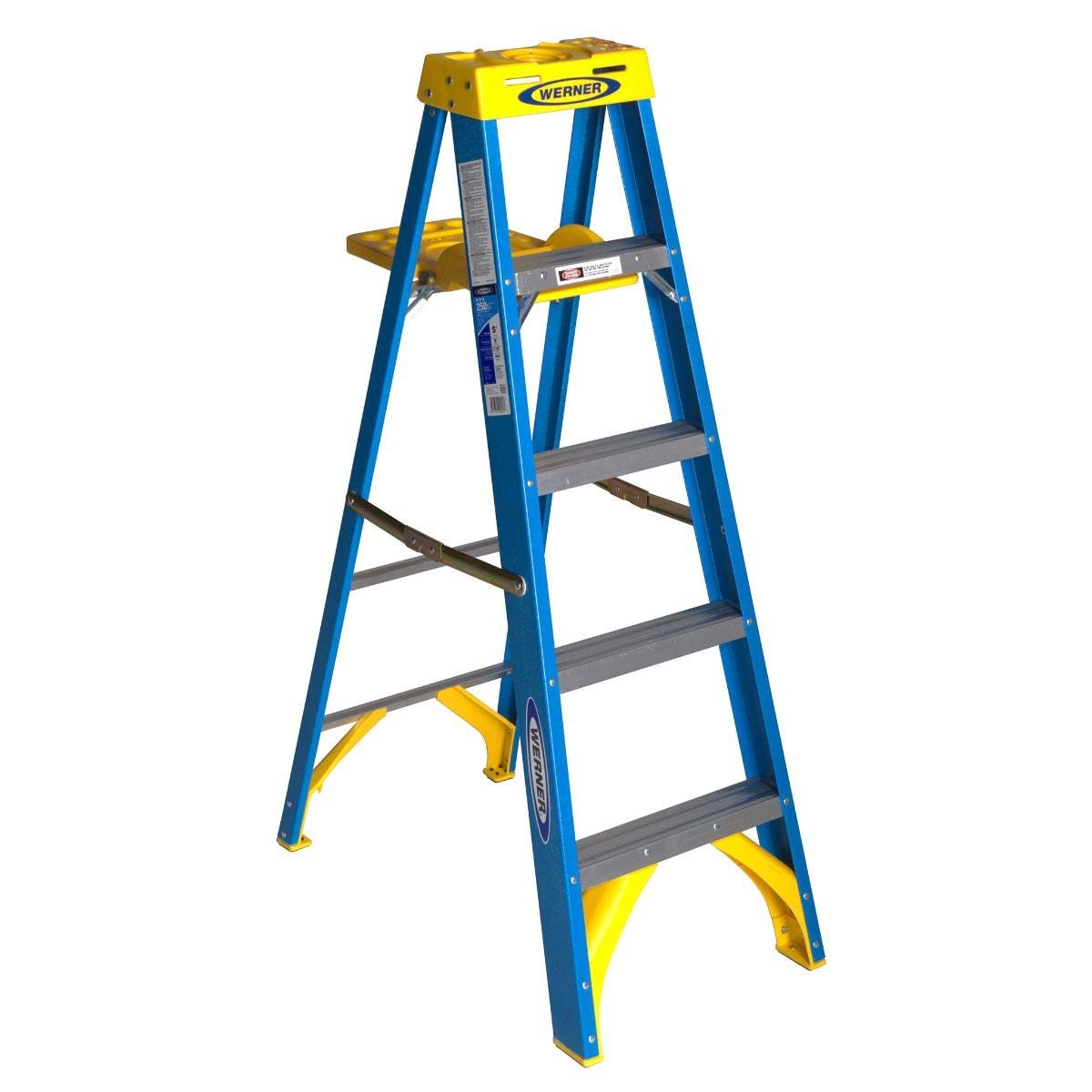 Werner 5' Fiberglass Step Ladder 6005S Amazon.co.uk DIY & Tools