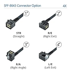 10Gtek SFF-8643 to SFF-8643 12G Internal Mini SAS