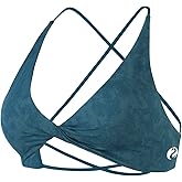 AUROLA Venus Women Sports Bras Backless Strappy Workout Bra, Low Support Removable Padded Gym Bras