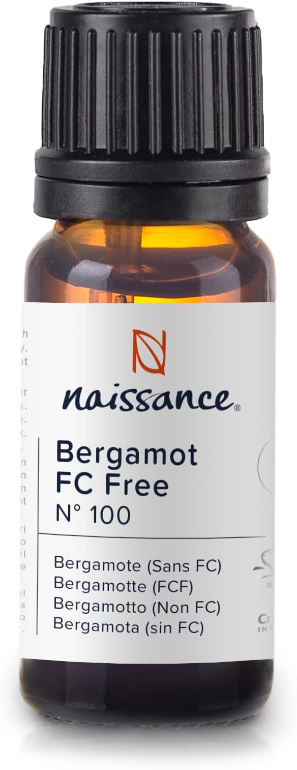 Naissance Bergamot Essential Oil 10ml FC Free Pure Vegan Undiluted