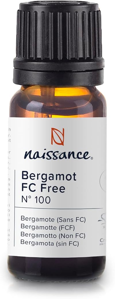 Naissance Bergamot Essential Oil 10ml FC Free Pure Vegan Undiluted