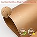 BestGreen Copper Grill Mat Golden Grill Mats and Bake Mats (4pcs) - 100% Non-stick BBQ Grill Mats