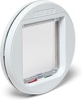 Cat Mate 4-Way Locking Glass Fitting Cat Flap 210 White view 2