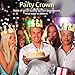 NUOLUX Gold Paper Crown Party Crown Hat Cap for Birthday Celebration Baby Shower Photo Props 12 Pack