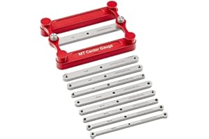 Center Gauge, Stainless Steel Scribe Tool Woodworking Marking Gauge, Reusable Finder Tool Wood Line Locator, Center Scribe Li