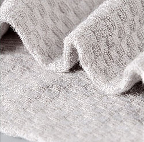 Men's 5 Pack All-Season Bamboo Cotton Stink Prevention Hosiery Crew Sport Business Work Socks (mix color)