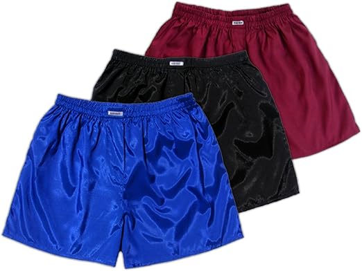 satin boxer shorts for mens uk