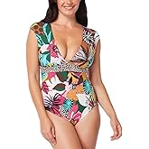 Bleu Rod Beattie Cap Sleeve One Piece w/Removable Cups, in Run Wild Print, Size 6