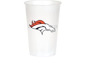 Trendware Denver Broncos Plastic Cups, 24 ct