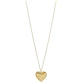DAUPLAISE Jewelry Heart Pendant Necklace for Women, 18" Lightweight Chain, Gift-Ready, Elegant and Versatile Design