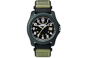 Timex Men's Expedition Camper Nylon/Leather Strap Watch