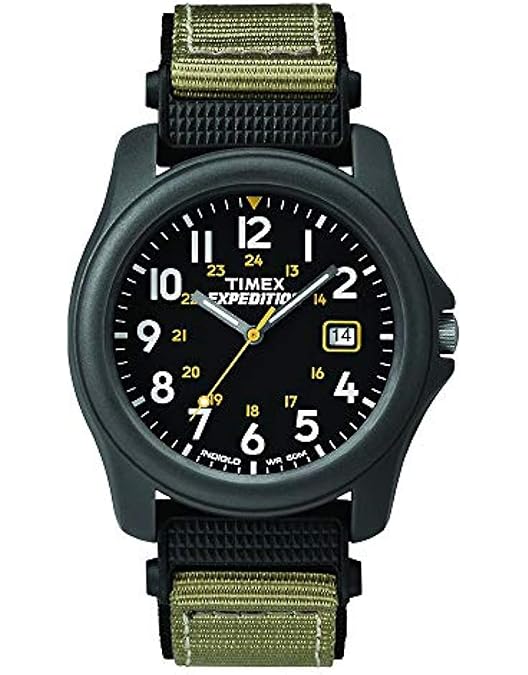 Montre Timex Acadia 40 Mm TW2T16100LG - Quartz, Militaire, Étanche 50m, 2018