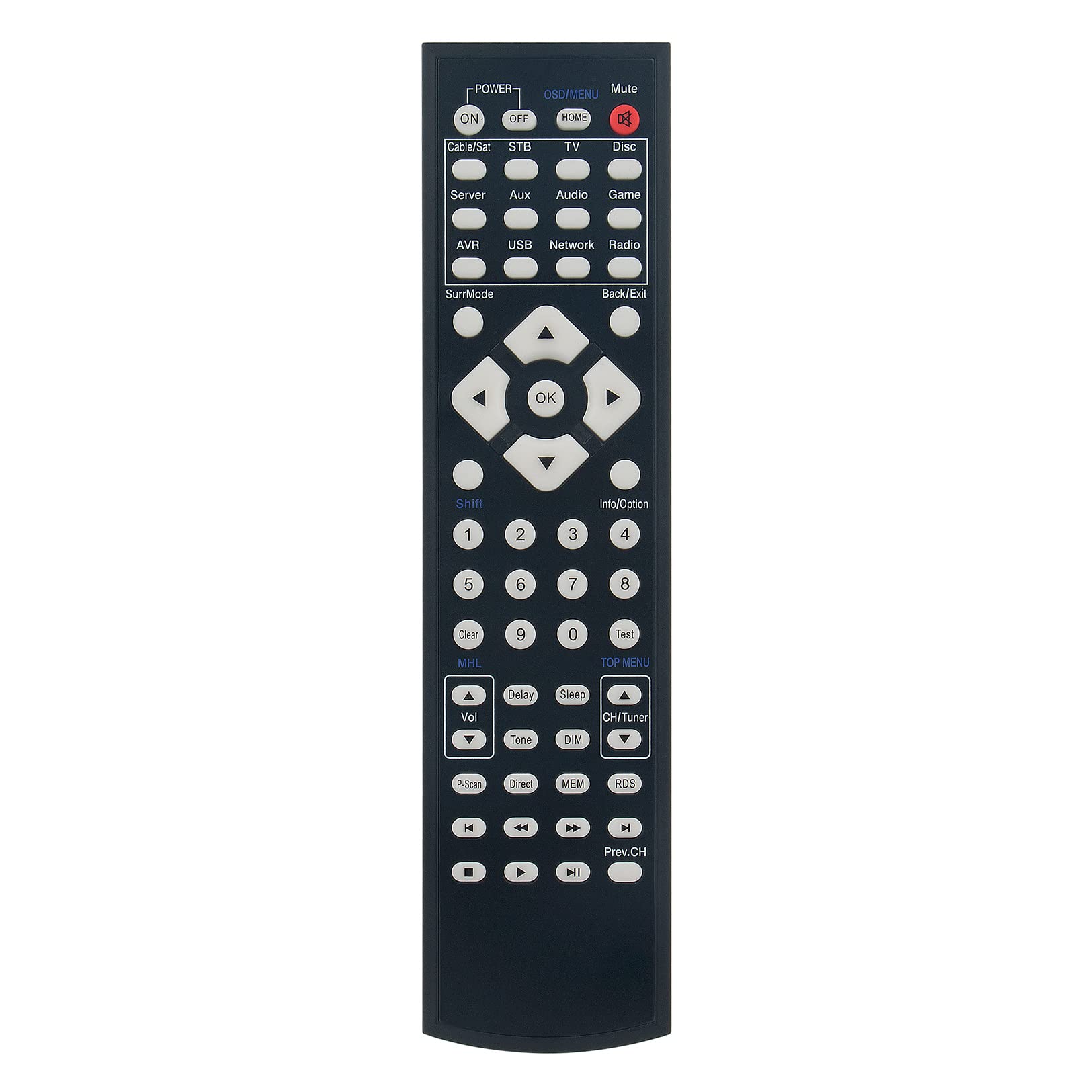 VINABTY Replacement Remote Compatible with Harman Kardon AVR161 AVR161S AVR161S/230C AVR1710 AVR1710S