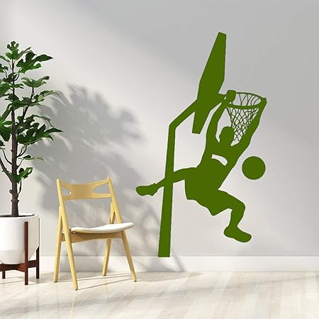 Murales de vinilo papel pintado hermoso Dunk baloncesto ...