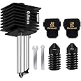 LANKEGU Upgrade Hotend Kit for Bambu Lab A1/A1 Mini, Hot End Assembly 0.4/0.6/0.8mm Hardened Steel Nozzle & Silicone Sock for Bambu Lab 3D Printer Part