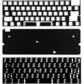 YMDK Keyboard Sound Dampening Foam 61 64 Layout 3-piece Set Poron Silencer Pad Gasket Switches Dampener for Mechanical Keyboard