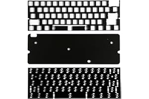 YMDK Keyboard Sound Dampening Foam 61 64 Layout 3-Piece Set Poron Silencer Pad Gasket Switches Dampener for Mechanical Keyboard