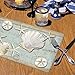 CounterArt Paper Placemat, Linen Shells, 24-Pack