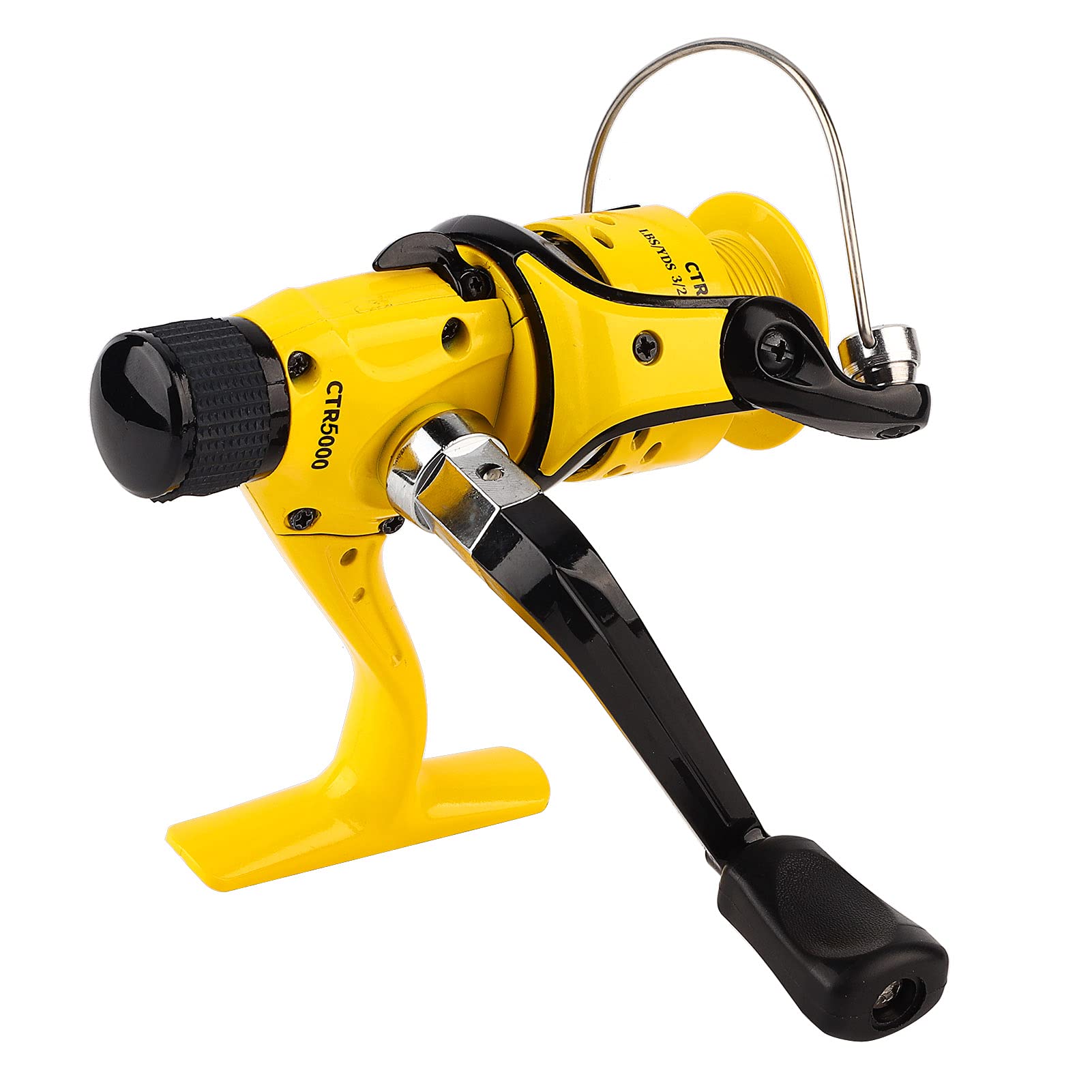 VGEBY1 Spinning Fishing Reel, Saltwater Freshwater Metal Heavy Duty Lightweight Casting Spinning Reel Tackle Accessory(4000)