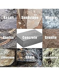 aokur 9 16" Wedge y plumas Cuñas hormigón Mármol Granito Rock Herramientas de mano de división de piedra (7 unidades)