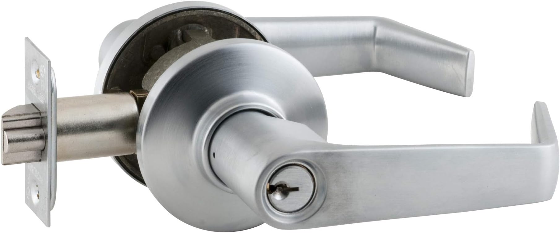 SCHLAGES51PD-SAT Saturn Heavy Duty Commercial Entrance Door Lever Set, Satin Chrome