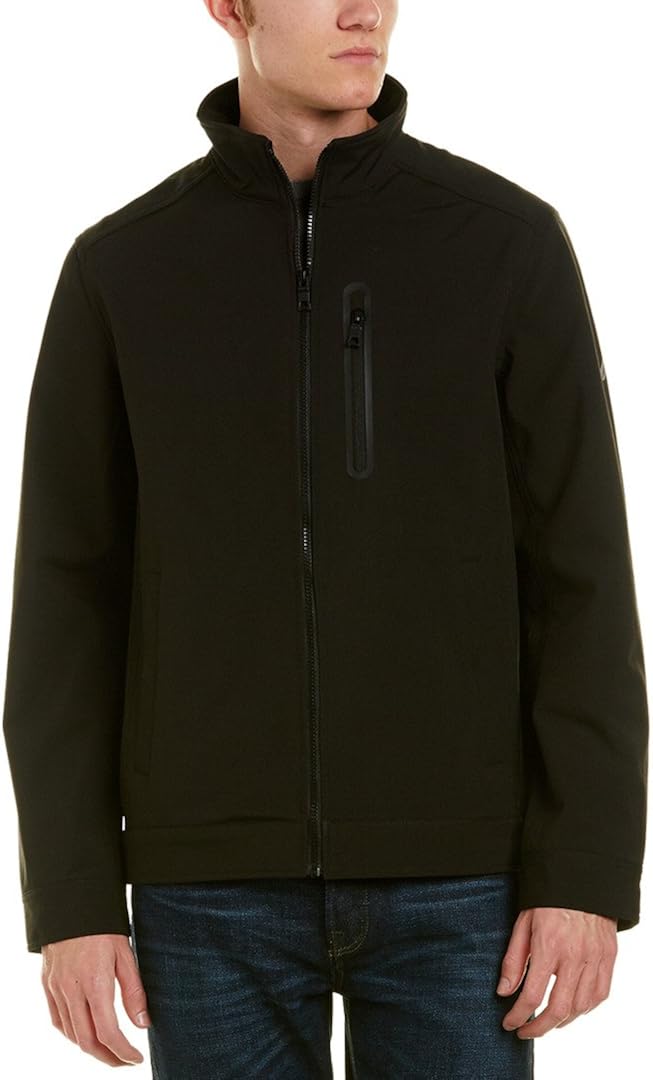 Nautica Men's Midweight Softshell Jacket, Black, Medium Amazon.ca