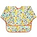 Bumkins Petit Collage Waterproof Sleeved Bib, Safari Mix (6-24 Months)