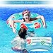 Inflatable Swim Ring Pool Float with integrated built-in Inflator Qoosea Toy PVC Inflatable Watermelon Simply press the pump inflator by the air-relief nozzle pool-party Water Fun(latest hottest)