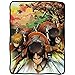 Attack on Titan Cast Fight Fleece Blanket