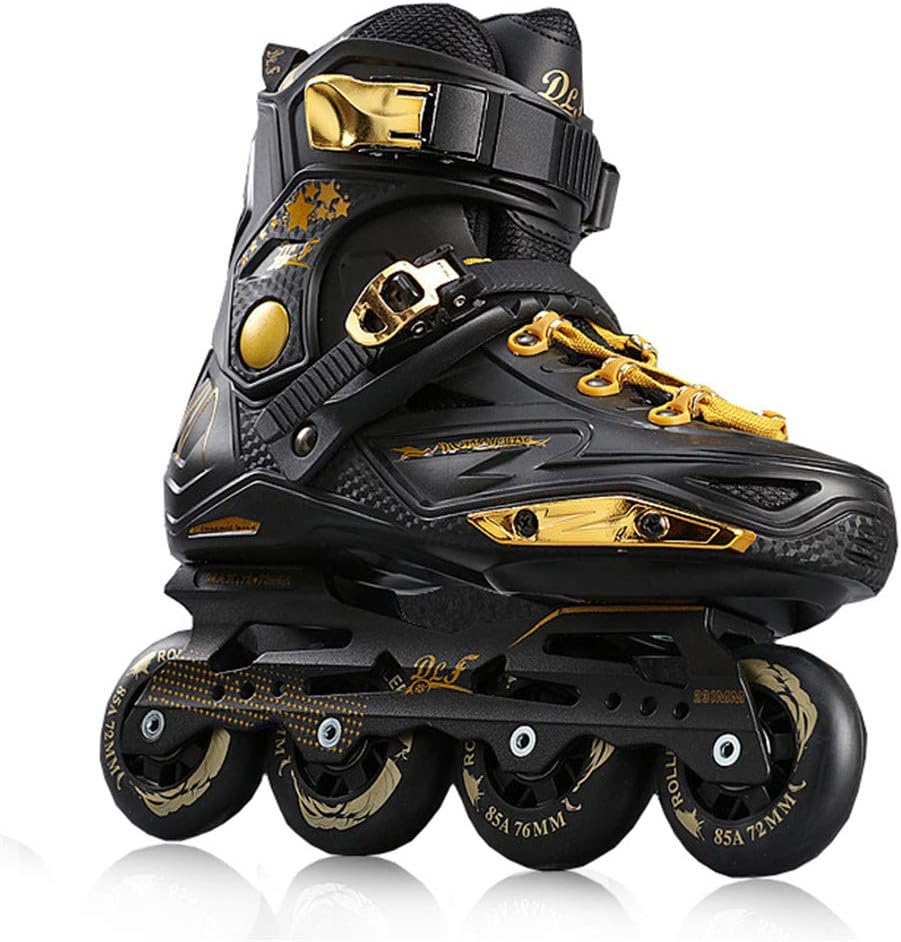 Adult Inline Skates,ABEC-11 Bearing,Anti-Collision,Wear-Resistant,Breathable,Comfortable Roller Shoes for Beginner Men Women,B,44