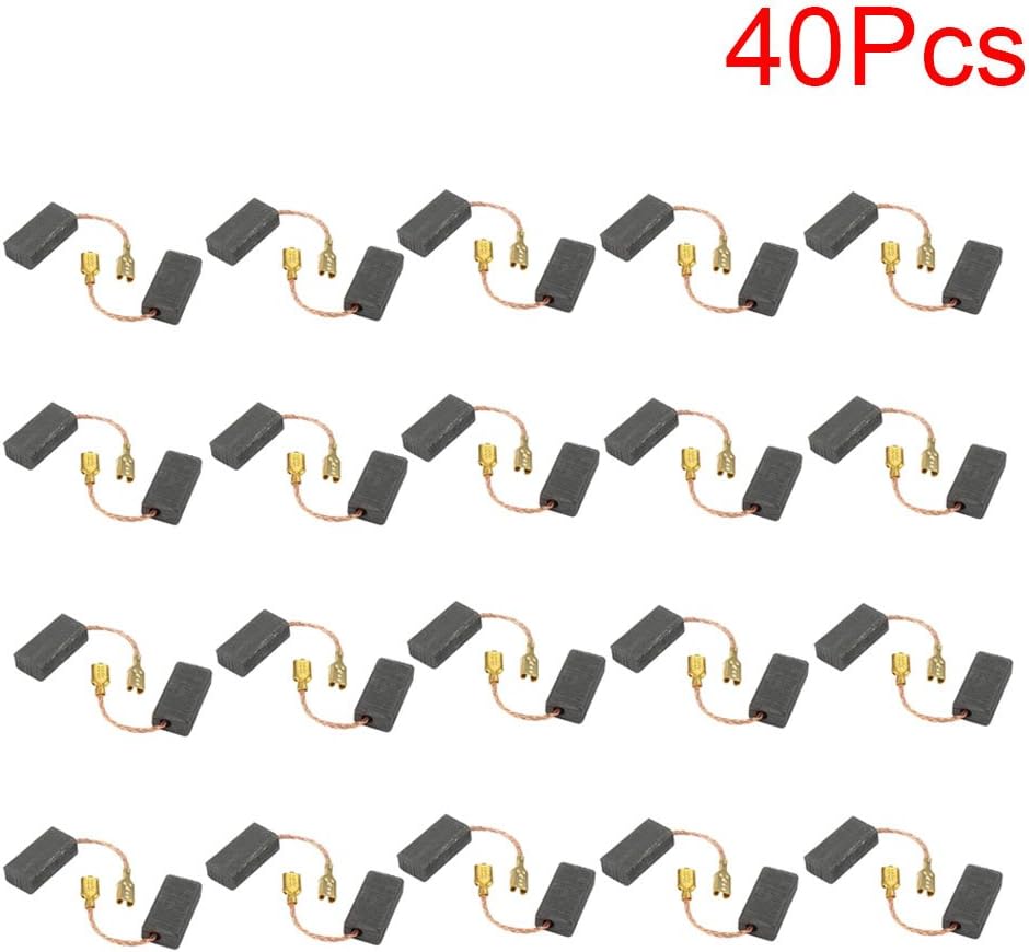LDEXIN 40pcs Hammer Carbon Brush Electric Motor Carbon Brushes Angle Grinder Replacement 12x8x1cm