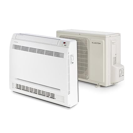Klarstein Ground Control 12 • Split-Klimaanlage • Inverter • Klimagerät • Energieeffizienzklasse A++ • 12000 BTU • 52 dB • Ti