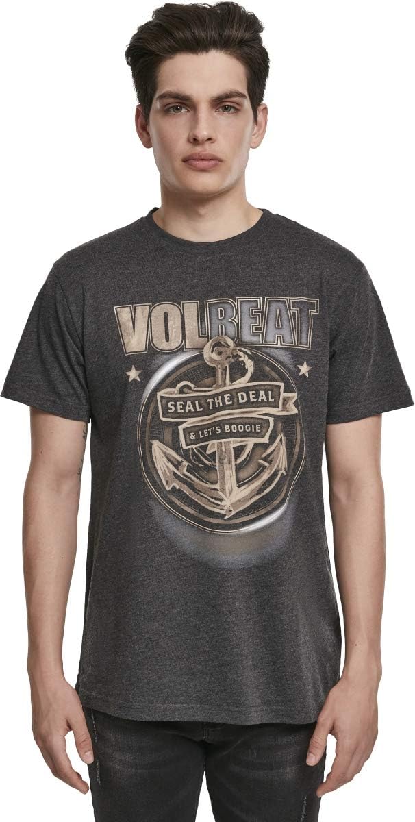 MERCH Code Volbeat Seal The Deal 1012 _ t shirt short sleeve boys, Boys', Volbeat Seal The Deal Tee