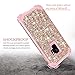 Hekodonk Compatible Galaxy S9 Case, 3D Luxury Sparkle Glitter Shiny Heavy Duty Shockproof Full-Body Protective High Impact Hybrid Cover for Samsung Galaxy S9 - Bling Rose Gold