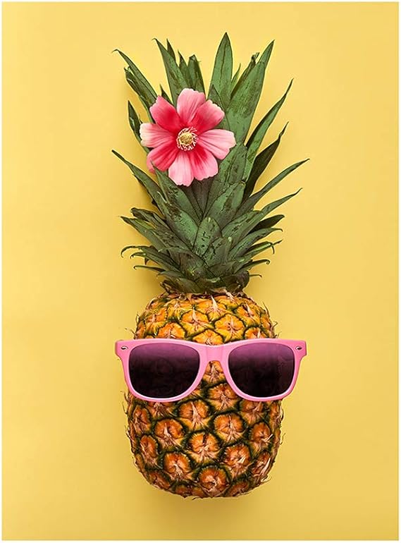 Amazon Millet16zjh かわいいパイナップル絵画 ポスター ウォールピクチャー ホーム ベッドルーム リビングルーム デコレーション 40 50cm Fweo3dlkg9skh アートフレーム ポスター オンライン通販