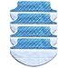 GIBTOOL 4-Pack Wet & Dry Mircofiber Mopping Cloth for Ecovaces Deebot DT85 DT83 DM81
