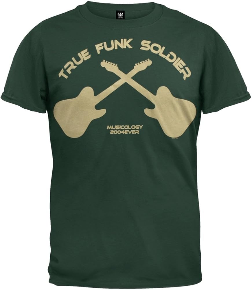 Old Glory Prince Mens True Funk Soldier Tshirt XLarge Dark Green