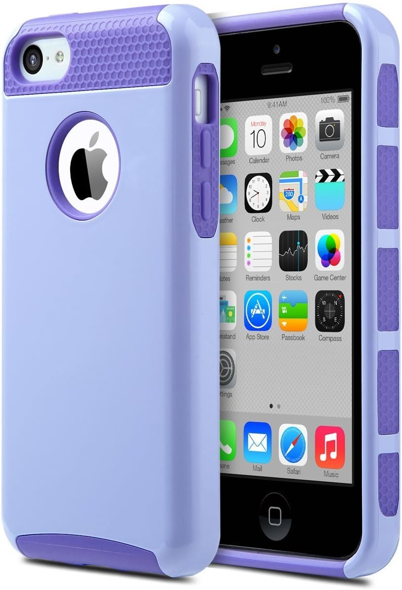 ULAK iPhone 5C Case, Slim Lightweight 2in1 iPhone 5C Cases