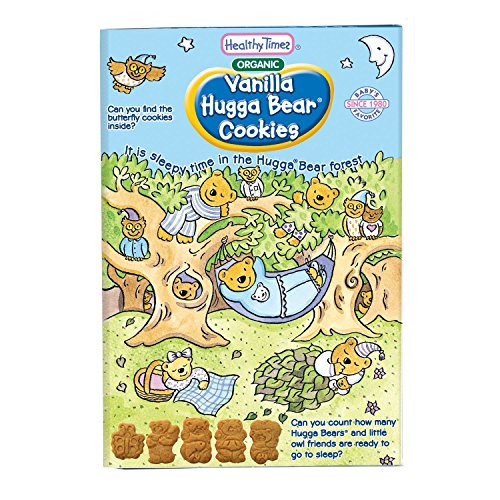 Healthy Times Organic Hugga Bear Vanilla Cookies, 6.5 Ounce