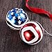LUOEM Independence Day Hanging Balls Ornaments Patriotic Hanging Tree Balls Branches Decor Holiday Wedding Tree Decorations 6pcs